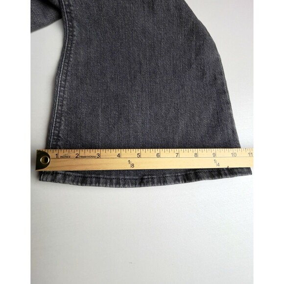 Lee Bell Bottom Flared High-Rise Stretch Gray Stretch Jeans Women’s Sz 12 - Picture 6 of 12
